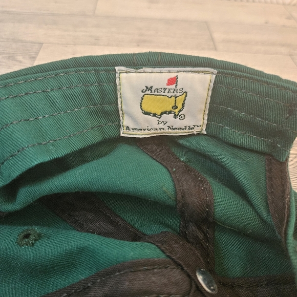 American Needle Masters Golf Hat Green Caddy Style PGA Adjustable Strap Slouch - Picture 5 of 6